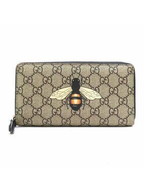 Gucci Zip Around Wallet Bee
